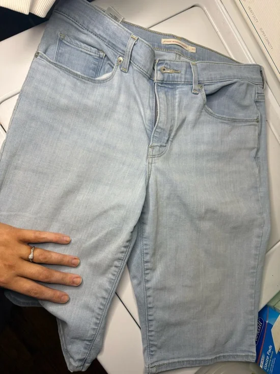 Light Blue Women’s shorts - Classic Relaxed Fit - Picture 2 of 3